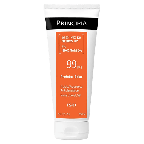 Protetor Solar FPS 99 Principia Skincare PS-03 com 200ml
