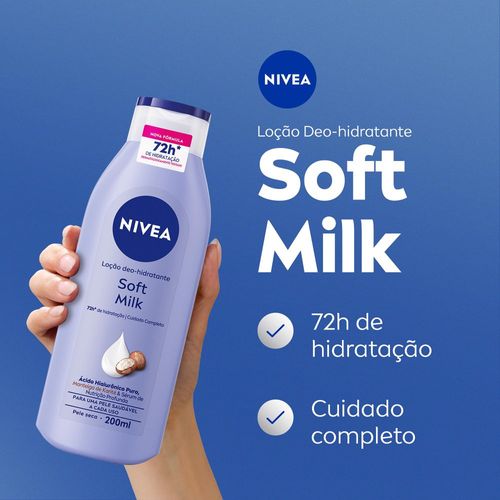 Hidratante Nivea Mousse Soft Milk 200ml