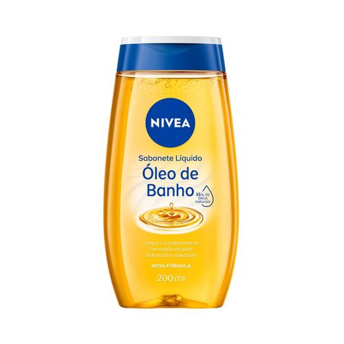 Sabonete liquido Nivea com Oleo de banho 200ml.