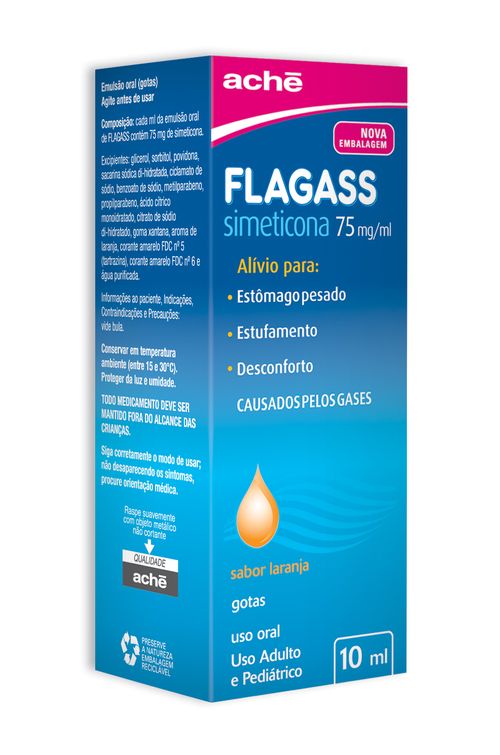 Flagass 75mg gotas 10ml