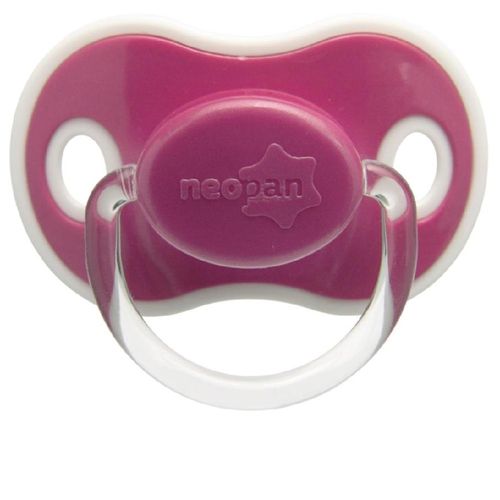Chupeta Neopan Bicolor Ortodôntica Rosa Nº 2