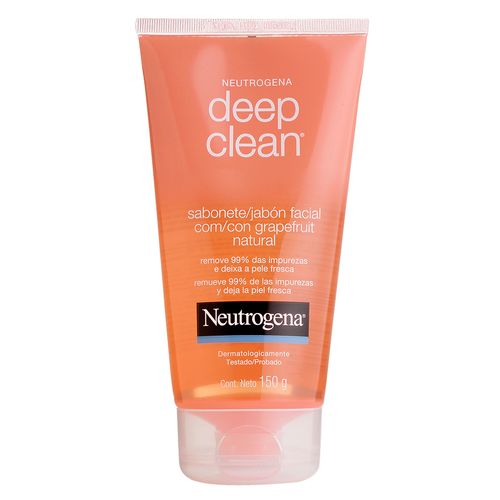 Sabonete em gel de Limpeza Neutrogena Deep Clean pink 150g