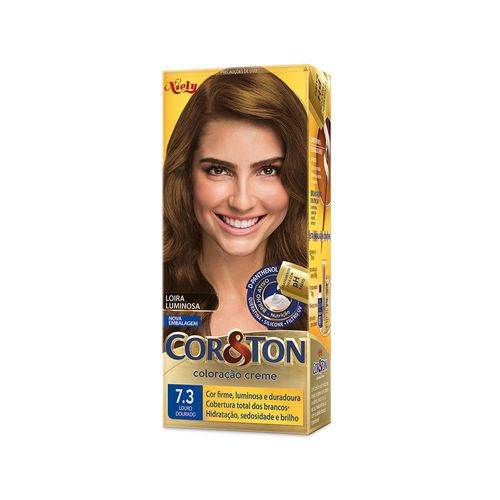 Tintura Creme Cor&Ton Mini Kit 7.3 Louro Dourado