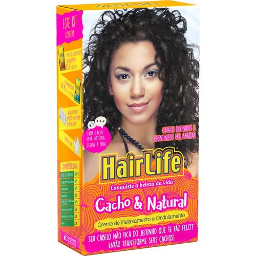 Creme Alisante HairLife Cacho e Natural 160g
