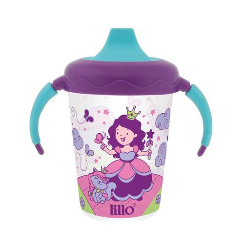 Caneca Antivazamento Lillo rosa 207ml