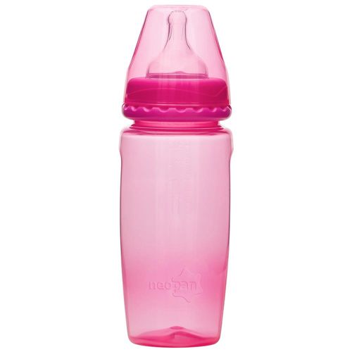 Mamadeira Neopan Colorpan Convencional Rosa 300ml