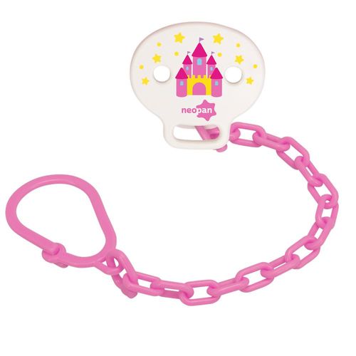 Prendedor de Chupeta Neopan rosa