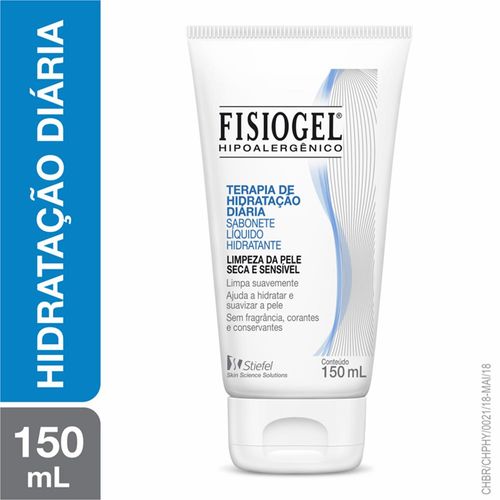 Sabonete Líquido Fisiogel hidratação diária 150ml