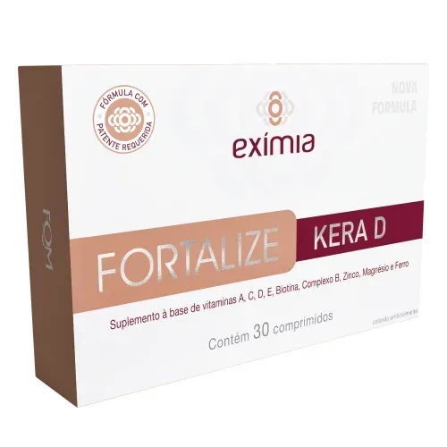 Exímia Fortalize Kera D com 30 comprimidos