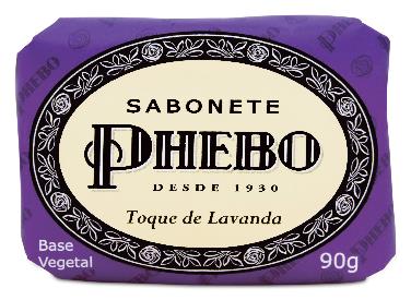 Sabonete em Barra Phebo Toque de Lavanda 90g
