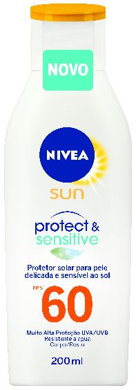Protetor Solar Nivea Sun Protect & Sensitive 200ml