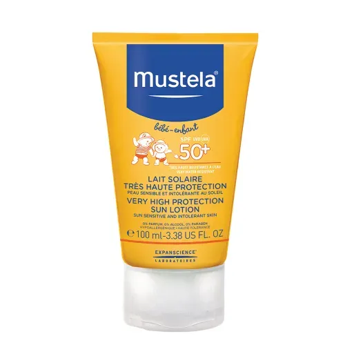 Protetor Solar Mustela baby e infantil FPS 50+ 100ml