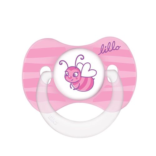 Chupeta Ortodôntica Lillo Funny Bichos rosa tamanho 2