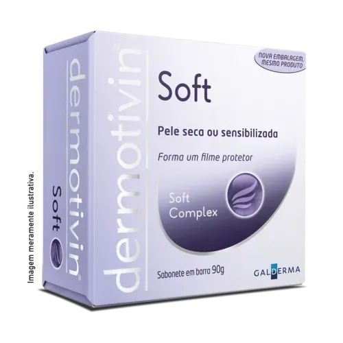 Sabonete Barra Dermotivin Soft 90g
