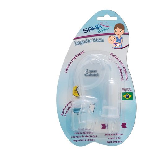 Sugador Nasal Sana Babies com 1 unidade