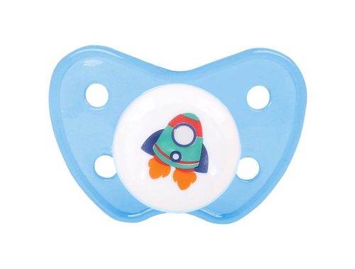 Chupeta Foguete Baby Go silicone ortodôntica fase 2