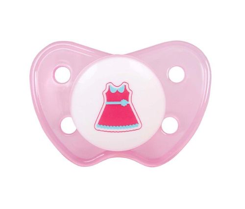 Chupeta Pink Baby Go silicone ortodôntica fase 2