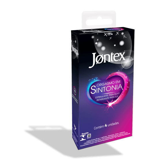 Preservativo Jontex orgasmo & sintonia com 4 unidades