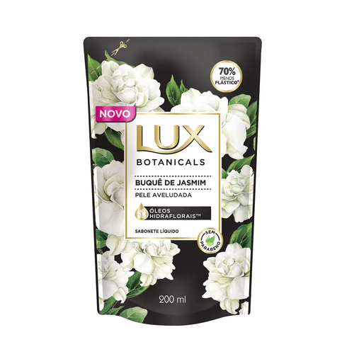 Sabonete Líquido Lux Botanicals Buquê de Jasmim Refil 200ml