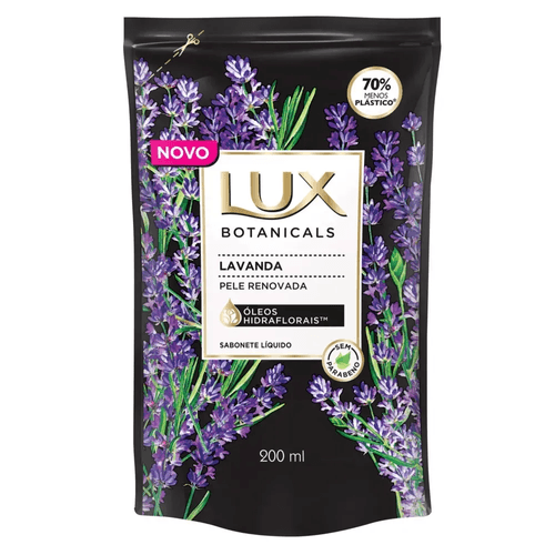 Sabonete Líquido Lux Botanicals Lavanda Refil 200ml
