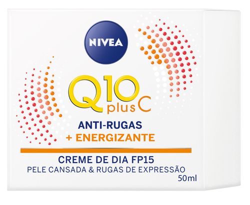 Creme Facial Dia Nivea Q10 Plus C Anti-Rugas + Energizante FPS15 50ml