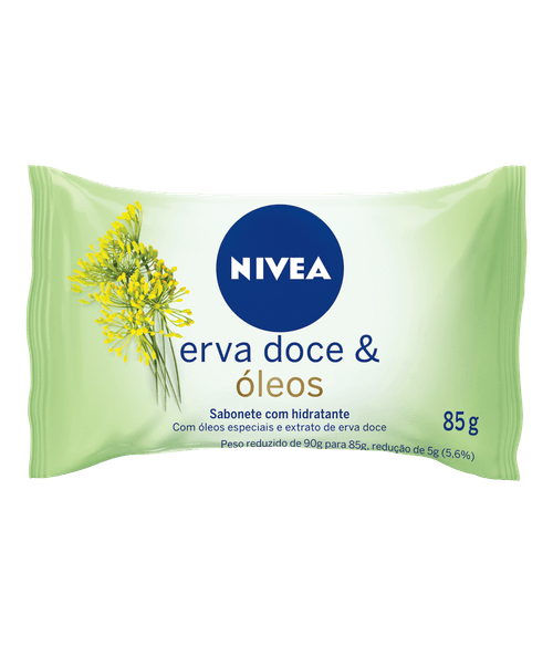 Sabonete Barra Nivea Erva Doce e Óleos 85g