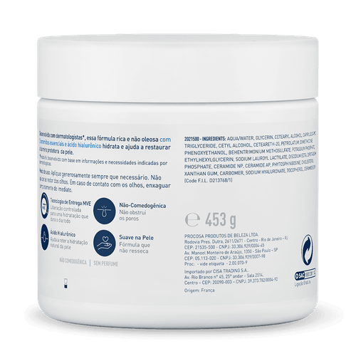 Creme Hidratante CeraVe 453g