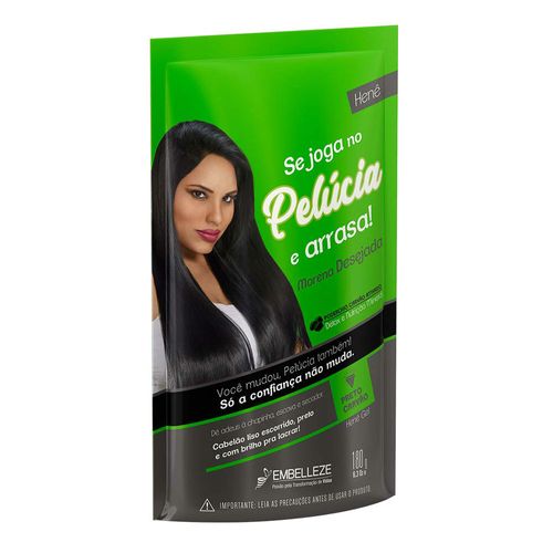 Henê Gel Pelúcia Pouch Preto Carvão 180g