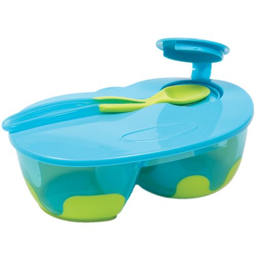 Kit Refeição com Divisória Buba Baby Azul