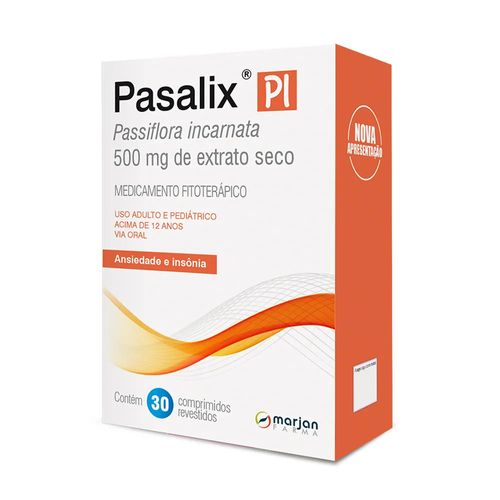 Pasalix PI com 30 Comprimidos