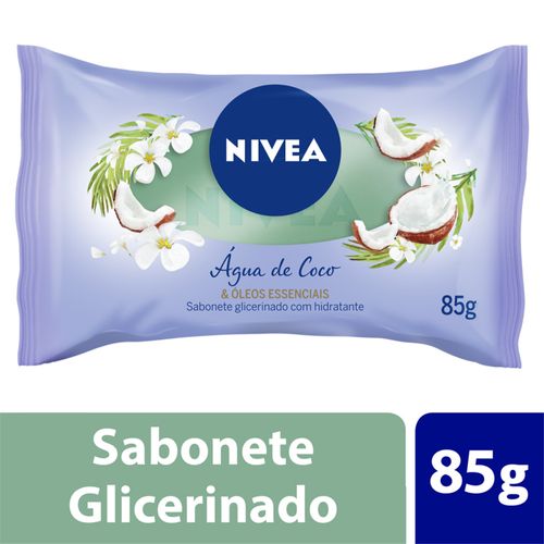 Sabonete Barra Nivea Água de Coco e Óleos Essenciais 85g