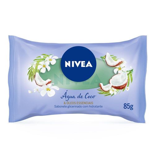 Sabonete Barra Nivea Água de Coco e Óleos Essenciais 85g