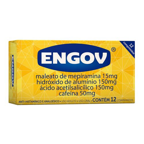 Engov com 12 Comprimidos