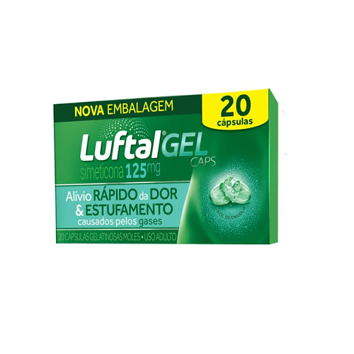 Luftal Gel 125mg com 20 Cápsulas