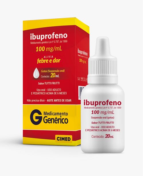Ibuprofeno Gotas 20ml Cimed