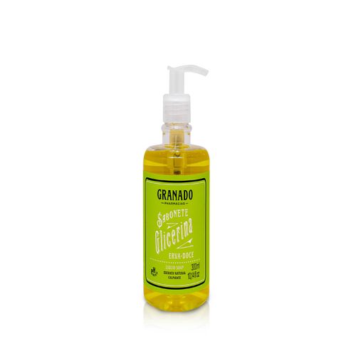 Sabonete Líquido Granado Glicerina Erva Doce 300ml