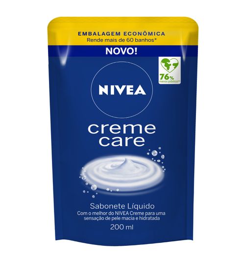 Sabonete Líquido Nivea Creme Care Refil 200ml