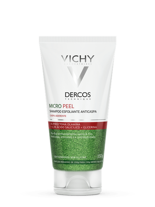 Shampoo Vichy Dercos Micro Peel Esfoliante Anticaspa 150ml