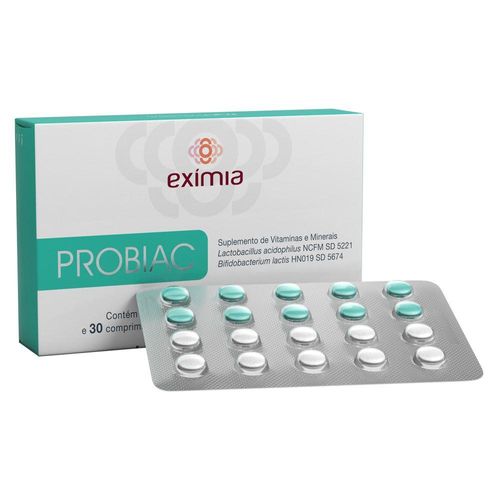 Exímia Probiac com 30 + 30 Comprimidos