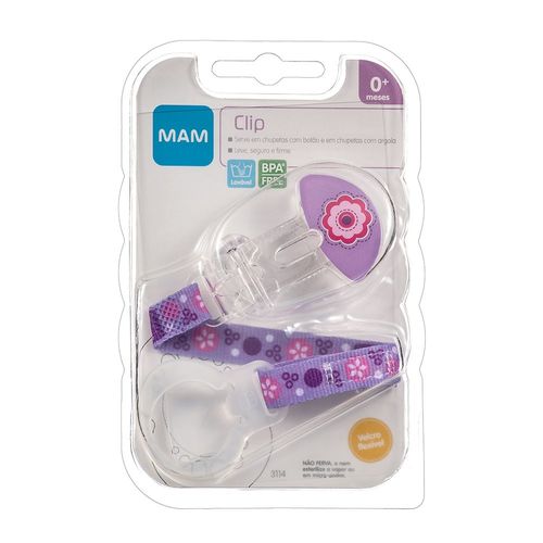 Prendedor de Chupeta MAM Clip Girls