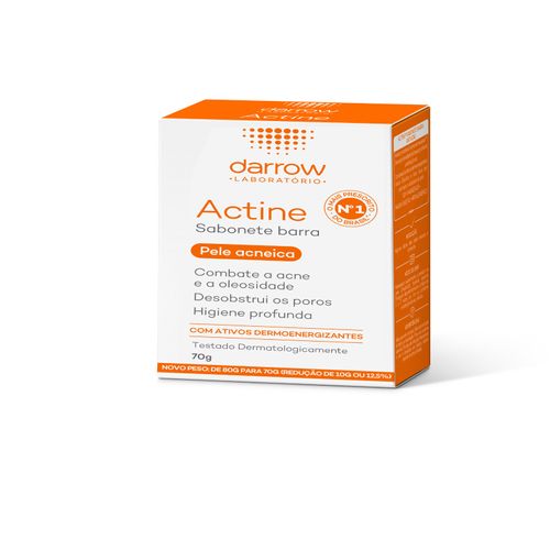 Sabonete Barra Actine Pele Acneica 70g