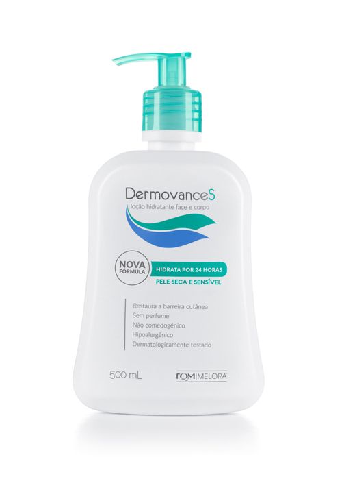 Hidratante para Face e Corpo Dermovance S Pump 500ml
