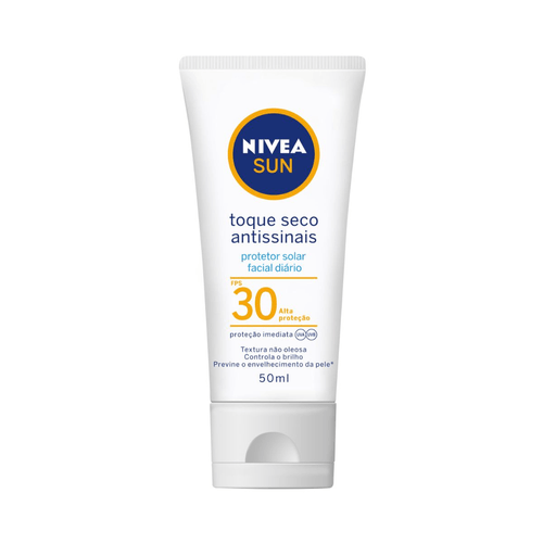 Protetor Solar Facial Nivea Toque Seco Antissinais FPS30 50ml