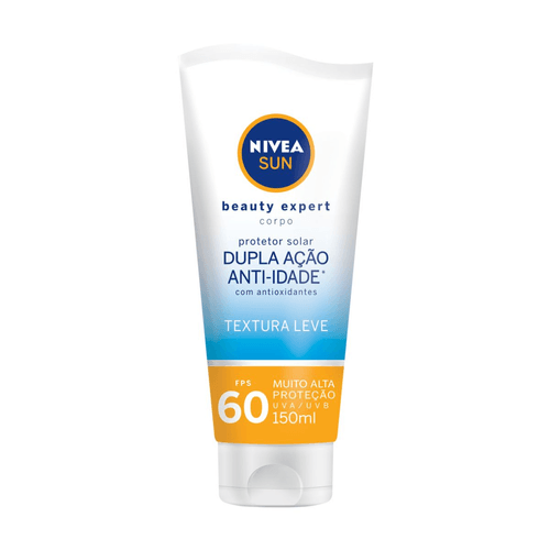 Protetor Solar Nivea Sun Beauty Expert FPS60 Corpo 150ml