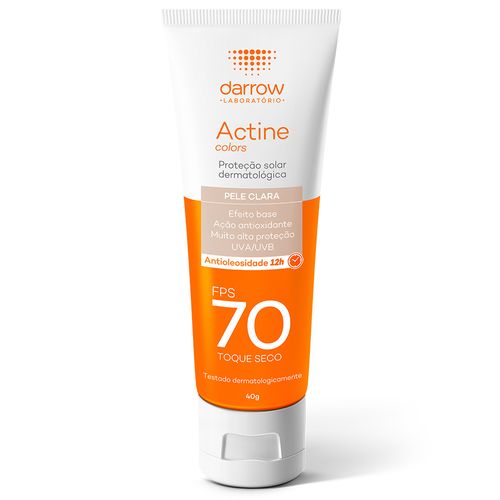 Protetor Solar Actine FPS70 Pele Clara 40g