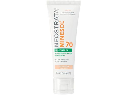 Protetor Solar Facial Neostrata Minesol Oil Control FPS70 Pele Clara 40g