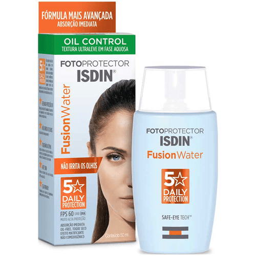 Protetor Solar Isdin Fusion Water FPS60 50ml