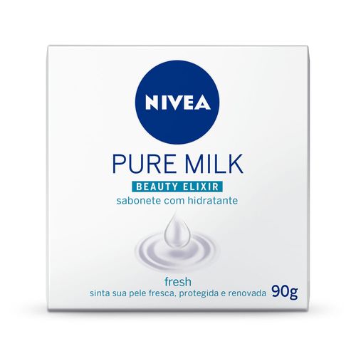 Nivea Sabonete em Barra Pure Milk Fresh 90g