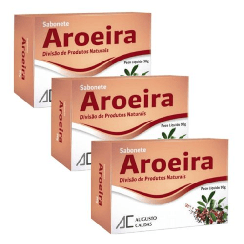 Kit Sabonete Aroeira AC com 3 Unidades 90g