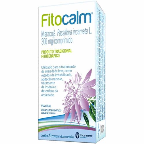 Fitocalm 300mg com 20 Comprimidos